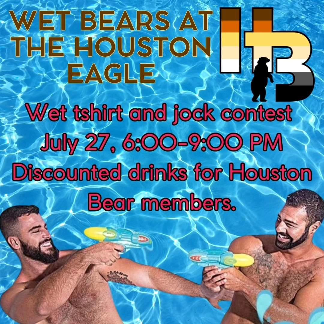 Wet T-Shirt and Jocks at the Houston Eagle Saturday Night!